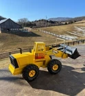 Vintage Tonka Pressed Steel Front End Loader XMB-975 Turbo Diesel Yellow
