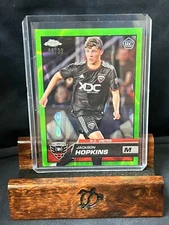 Jackson Hopkins 2023 Topps Chrome MLS Rookie Green 55/99 DC United