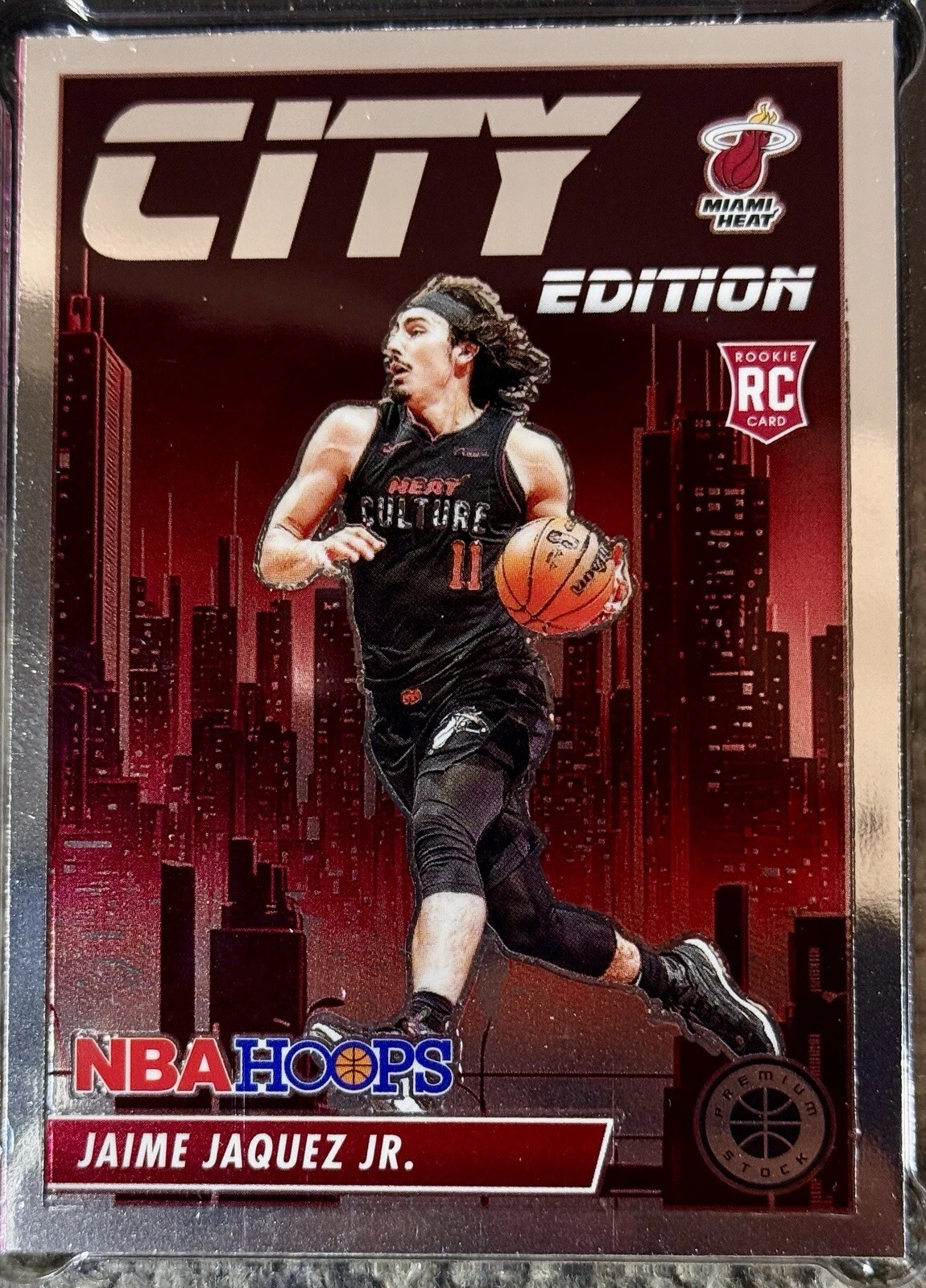 2023-24 Panini NBA Hoops Premium Stock - City Edition #22 Jaime Jaquez Jr. (RC)