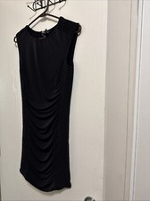 Black Dress Pleated Dress Poly Vietnam Sleeveless Medium