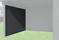 Weka ZubehöR FüR Weka Designhaus 172/126 Seitenwand Tiefe 235 Cm Anthrazit 21 Mm