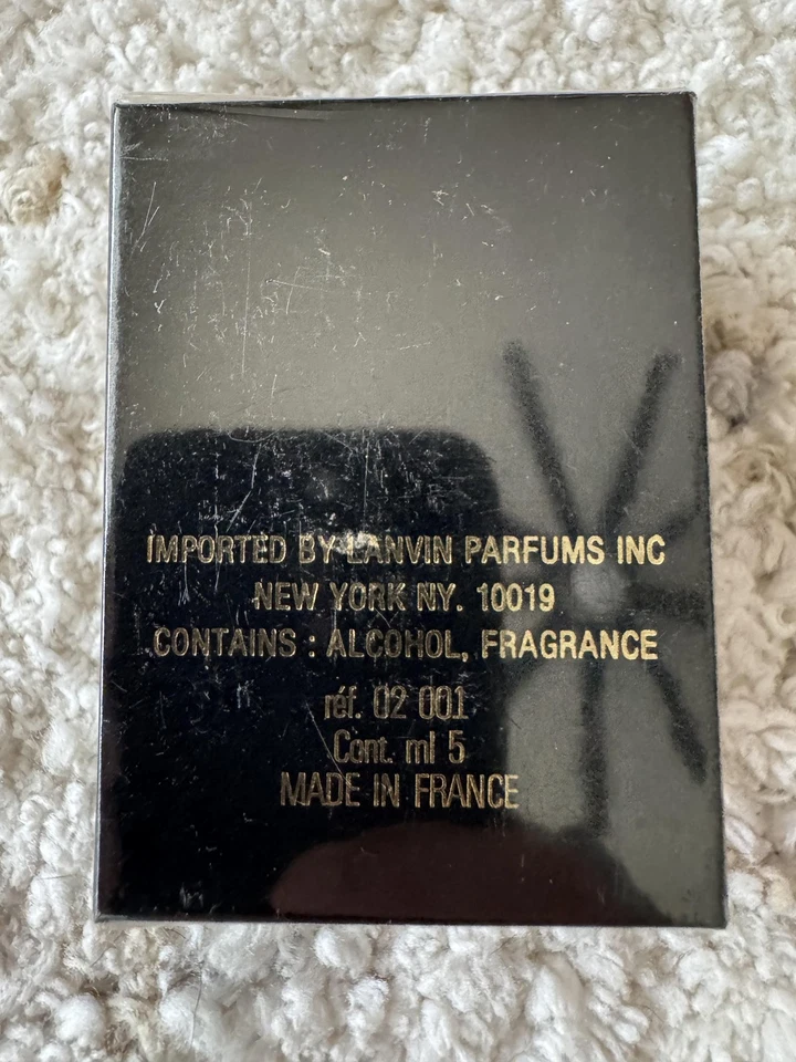 Винтажные духи Lanvin My Sin 1/6 жидкой унции 5 мл сделано во Франции запечатанные коллекционные Bo - Изображение 3 из 4