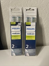 Lot of 2 Philips Sonicare W/DiamondClean Replacement Heads HX6062/65 2 per pack