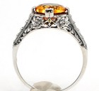 2CT  Citrine 925 Sterling Silver Edwardian Style Ring Sz 8 — photo 4
