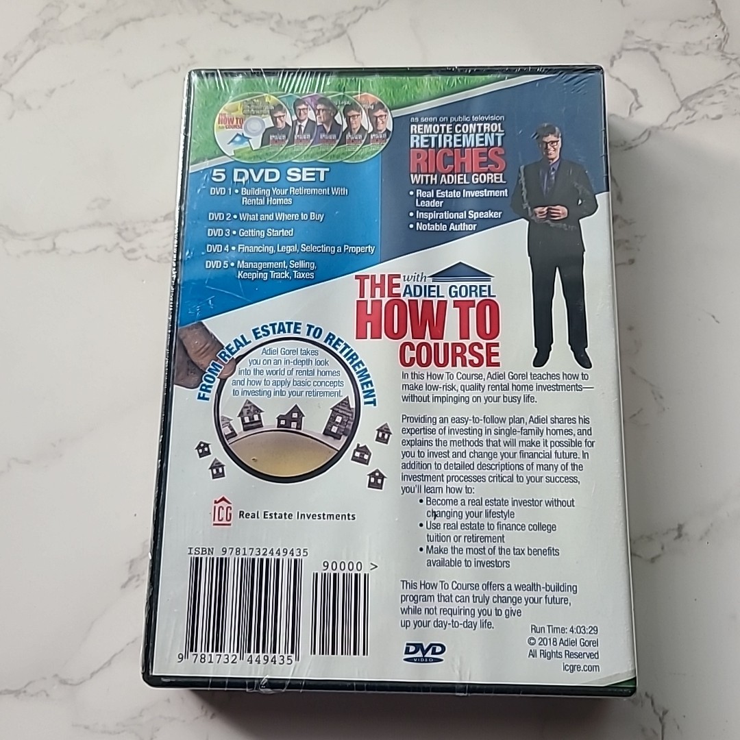 The How To 5 DVD Set Course With Adiel Gorel NEW *disc loose* 2018, Over 4 Hours