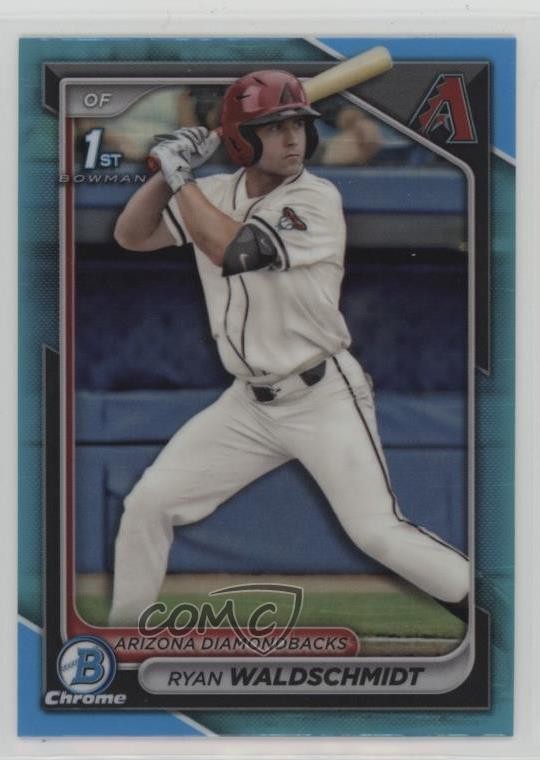 2024 Bowman Draft Chrome Sky Blue Refractor Ryan Waldschmidt #BDC-18 2k3