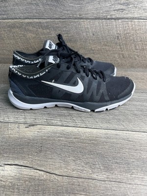 Nike Flex Supreme TR 3 683138-001 Womens 9 Training Shoes Black Athletic Sneaker