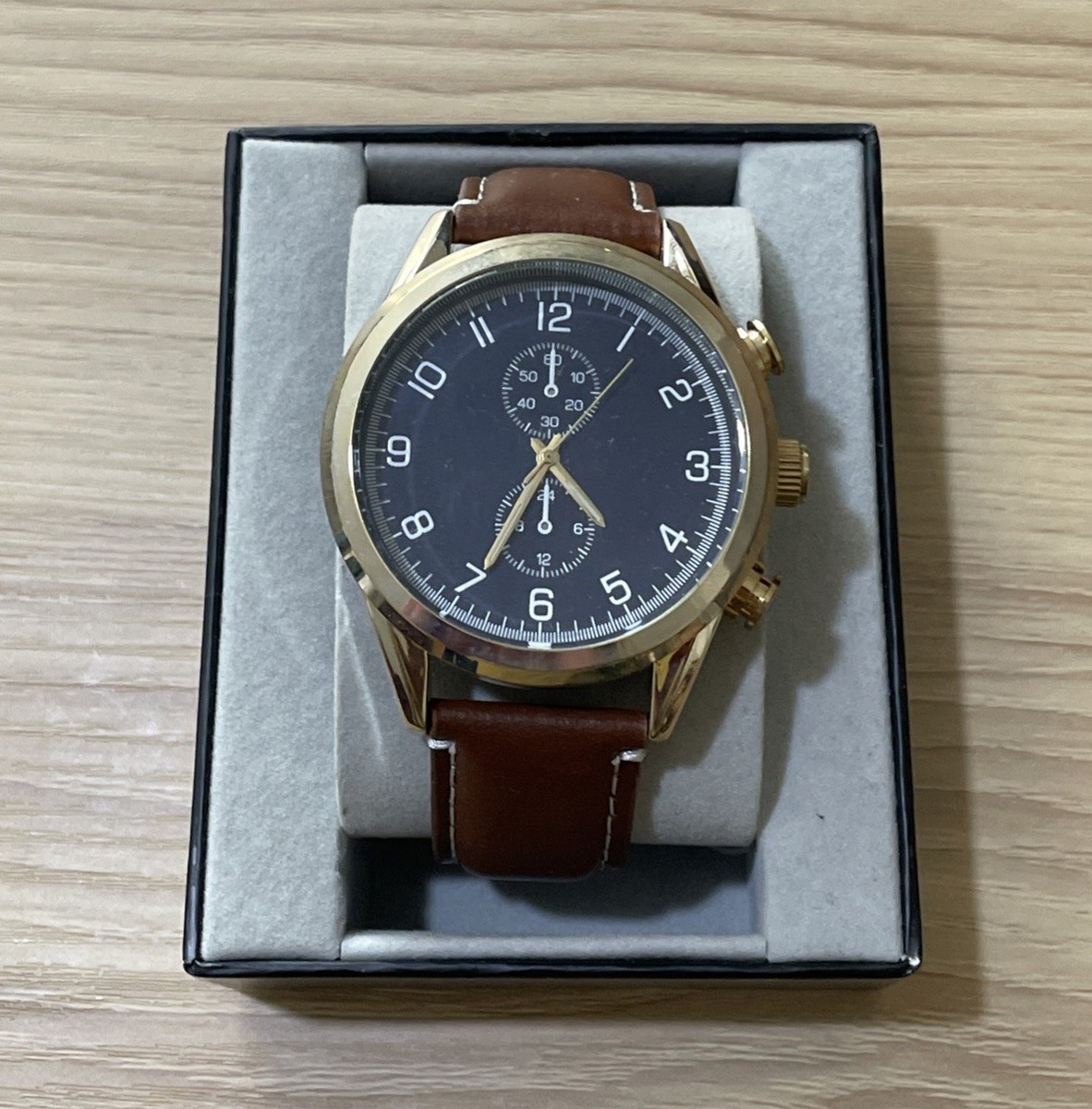 ALDOS 5338XX Men's Watch Stainless Steel Genuine Leather UK