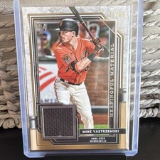 2021 Topps Museum Mike Yastrzemski Material Relic /50 #MMR-MY Giants