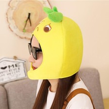 Fruit Headgear Hat Costume Accessory Cartoon Educational Novelty Lemon Headdress