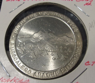 INN OF THE MOUNTAIN GODS INDIAN CASINO $5 FIVE DOLLAR GAMING SLOT TOKEN N.M.