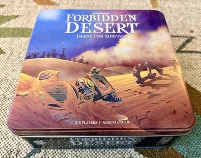 Forbidden Desert Thirst For Survival Game By Gamewright NEW Complete Open Box
