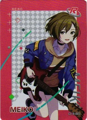 MEIKO R CY-R-003 HOLO Hatsune Miku Happy 16th Birthday Card