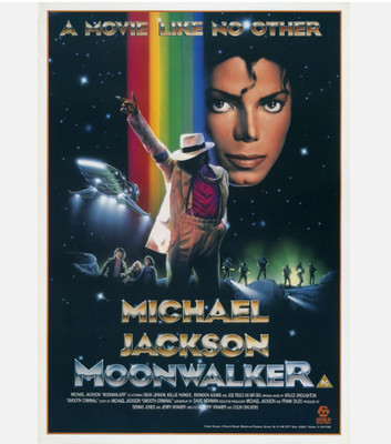 1988 Michael Jackson Moonwalker Movie Poster Mr. Big Joe Pesci