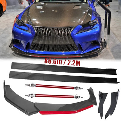 Front Bumper Rear Lip Spoiler Splitters Body Kit For Lexus IS200t IS300 IS350
