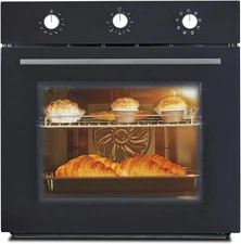 24" Single Wall Oven 2.5 Cu.Ft 3000W 240V Built-In Electric Oven with 8 Mode