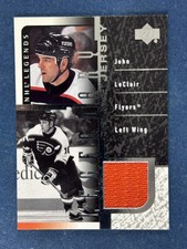 2000-01 Upper Deck Legends John LeClair Jersey Philadelphia Flyers