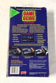 Galoob Game Genie Gold Nintendo NES Game Cartridge Adapter with Box & Manual