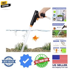 Aquarium Gravel Cleaner, New Quick Water Changer with Air-Pressing Button Fis...
