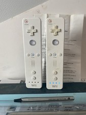 Nintendo OEM Wii Remote Controller Lot of 2 Tested Working Wiimote