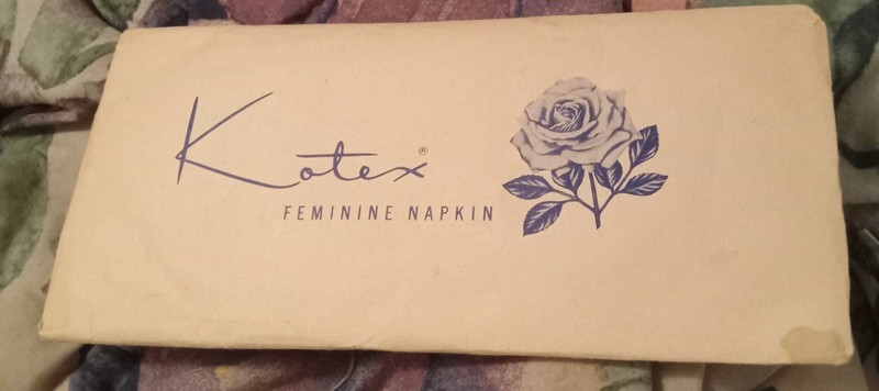 1959 Kotex Feminine Napkin - Single  Pad - Early Maxi Pad - Rare?