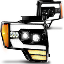 2009-14 Ford F150 LED Headlight Assembly Driver Passenger  Compatible Replacement