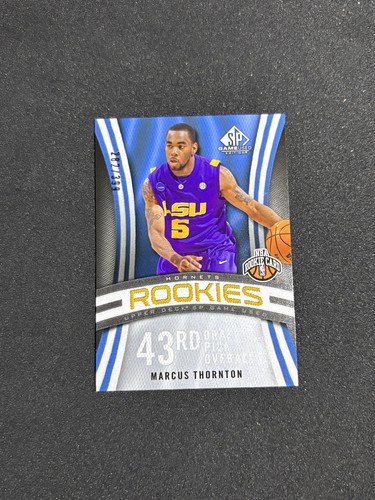 2009-10 SP Game Used Marcus Thornton #/399 Rookie Card #126
