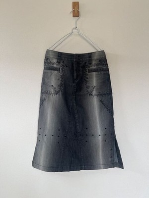 HaaT ISSEY MIYAKE Jeansrock Mit Zierstich