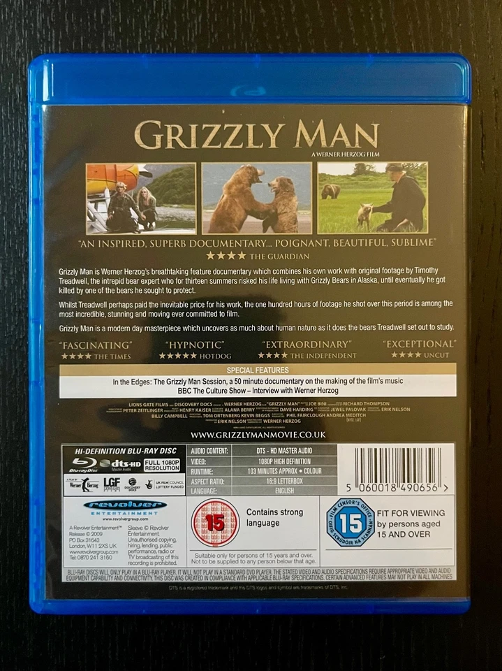 Grizzly Man (Blu-ray, 2009) - Image 2 of 3