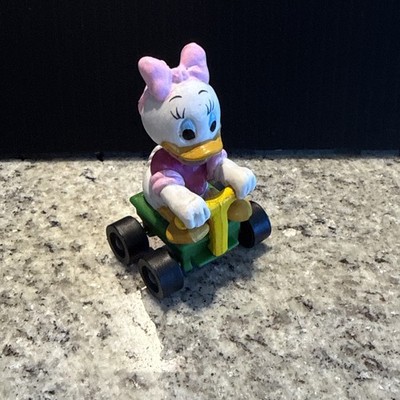 Disney s Duck Tales Webbigail Vanderquack ''Webby'' Riding a go-kart PVC Figurine