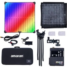 Aputure Amaran F22C 200W V-Mount RGBWW Flexible LED Light Mat w/ Honeycomb Grid