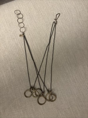 Betsy & Iya Handmade Necklace Portland, Oregon. Brass, Drawer Pull