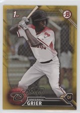 2016 Bowman Draft Draft Picks Gold 44/50 Anfernee Grier #BD-11 0b3