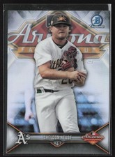 2018 Bowman Chrome #AFL-SN Sheldon Neuse 2017 AFL Fall Stars Oakland Athletics