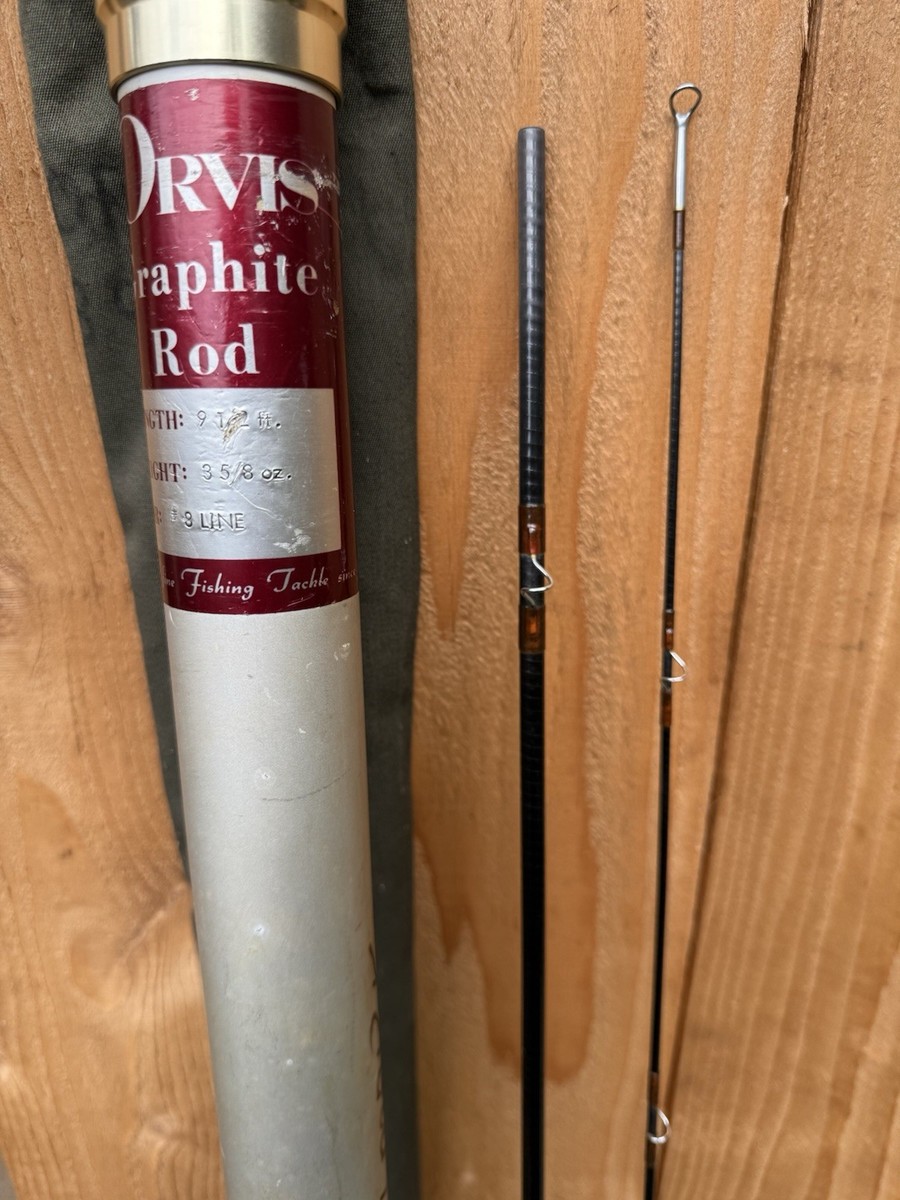 Orvis Graphite 896 9 1/2 Ft. #8 Fly Rod with Tube And Sock | eBay