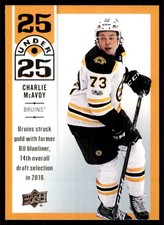 2018-19 Upper Deck 25 Under Charlie McAvoy Boston Bruins #U25-24