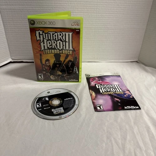 New ListingGuitar Hero 3 III: Legends Of Rock (Xbox 360, 2007) Complete