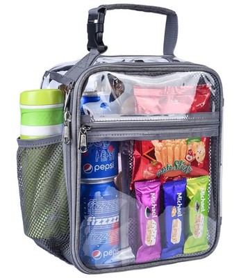 Stadium Approved Clear Lunch Bag for Sprots Work,Clear Lunch Box Durable PVC ...