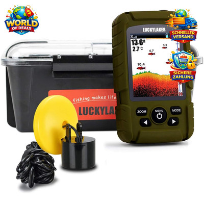 Wasserdichter Fischfinder Sonar LCD für Boot und Kajak Angeln