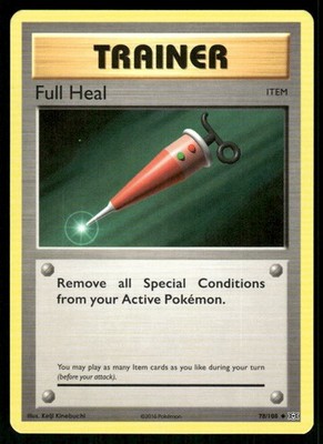 2016 XY - Evolutions Full Heal Uncommon #78