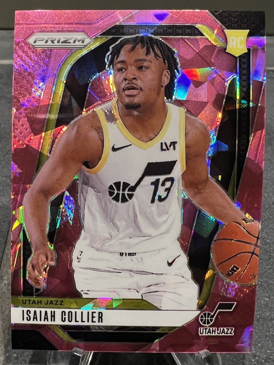 2024-25 Panini Prizm - Isaiah Collier #227 Pink Ice Prizm (RC) Utah Jazz