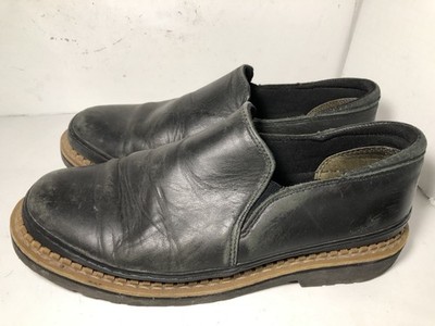 Georgia Boot Shoes Mens Size 11 W Brown Leather Giant Romeo Slip On Work GR274