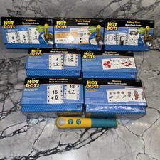 Hot Dots Math Flash Cards  Pen Lot Of 7 Addition Subtraction Money Time K-2