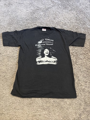 Vintage Lily Tomlin Search For Signs Intelligent Life In Universe T-Shirt Large