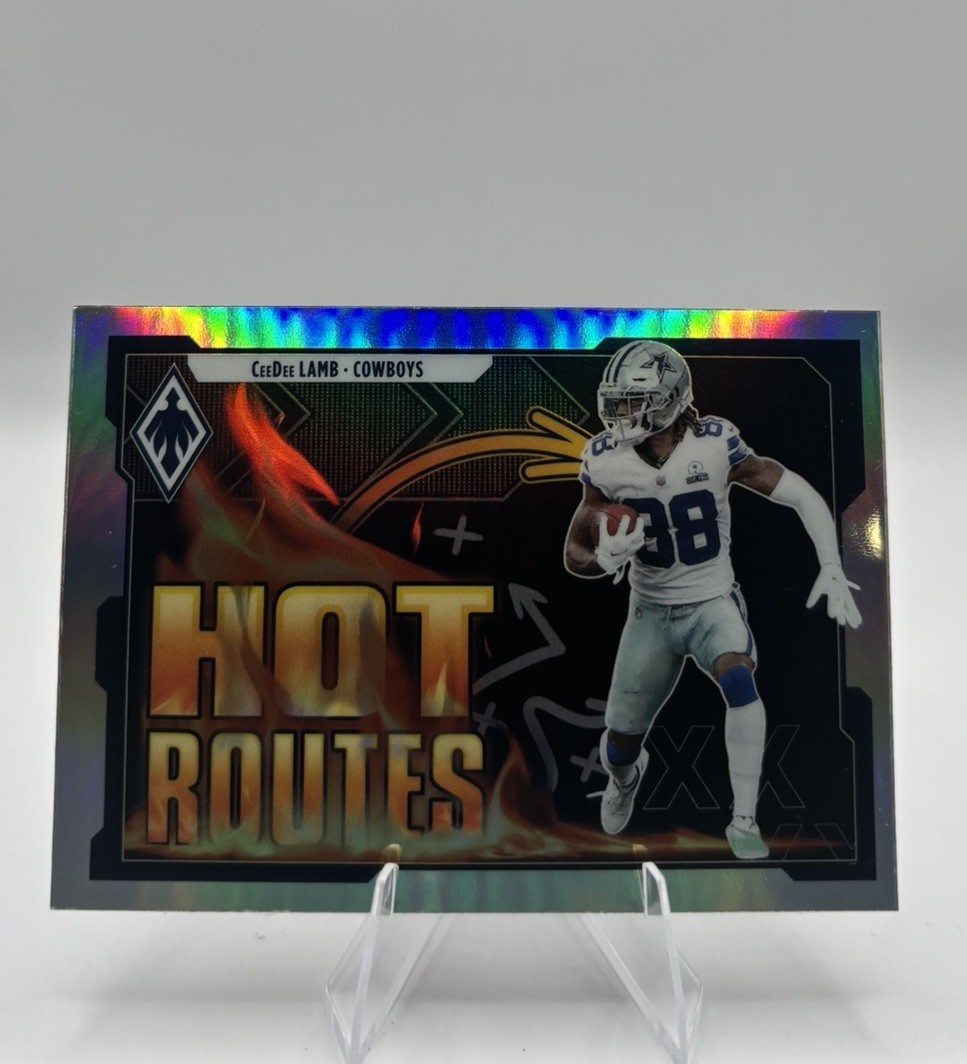 2021 Panini Phoenix Hot Routes #HR-24 CeeDee Lamb - Silver