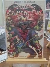 THE TERRIFYING CRIMSON BAT ALL SIGNED BY AARON RIZO WITH COA