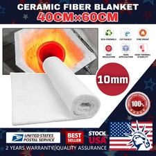 Ceramic Fiber Insulation Blanket - 10mm x 16"*24" - 2500F - Fireproof Insulation