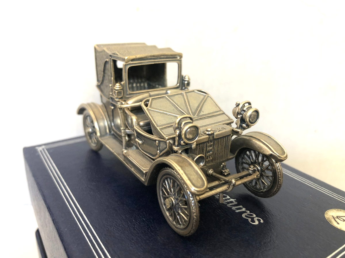 フランクリンミント　アンティークカー25枚セット　スターリングシルバー Set of 12 Franklin Mint Highly Detailed Sterling Silver Cars