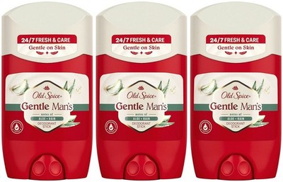 Old Spice Gentle Man's Aloe + Rain Deo Stick Deodorant Deostick Aloe Vera 3x50ml