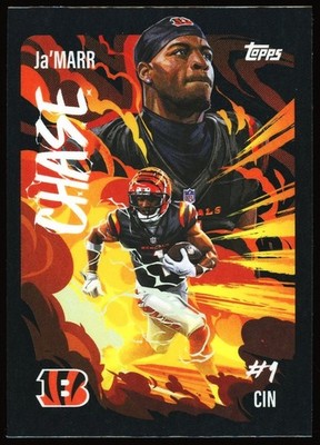 2025 Topps Chrome Ja'Marr Chase #UV-16 Ultra Violet Case Hit SSP
